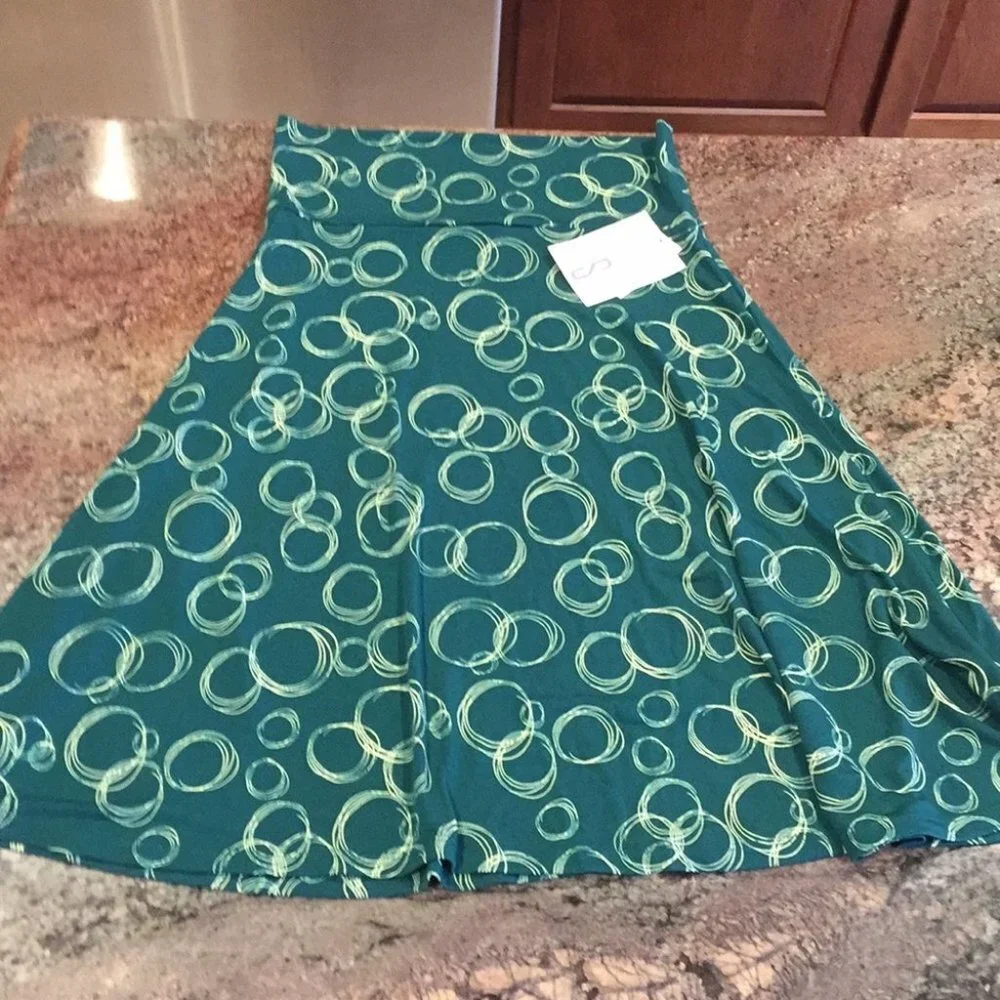 S Lularoe Azure Skirt BB31 897